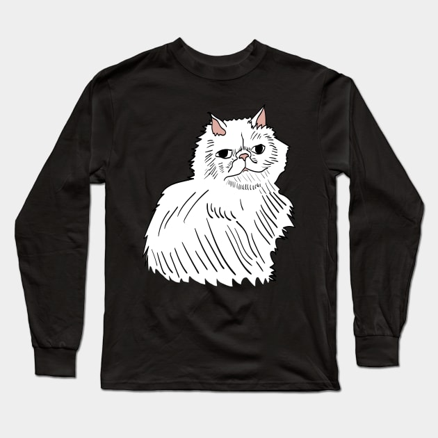 persian cat Long Sleeve T-Shirt by Max